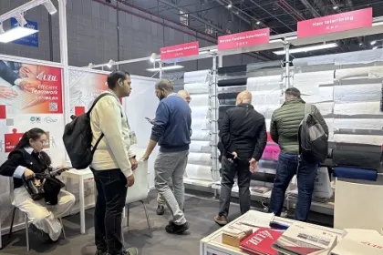 Jiaxing Ruibai Textile Interlining Co., Ltd. participa da Feira Internacional de Tecidos e Acessórios Têxteis da Intertextile China